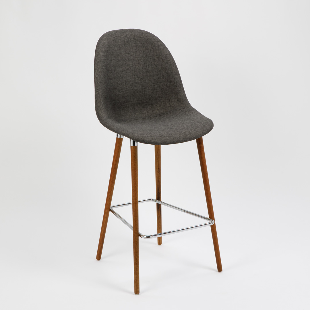 Taburete Nina Wood Tapizada